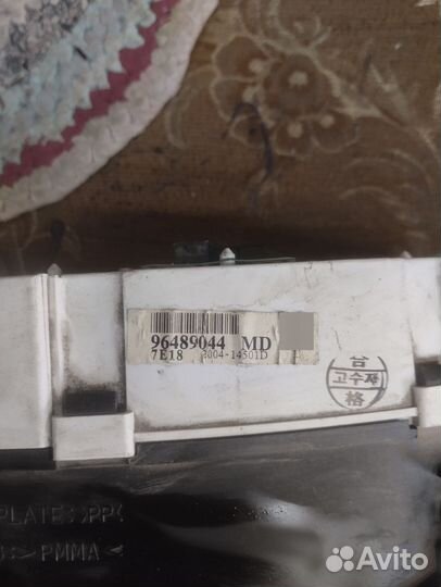 Панель приборов lanos