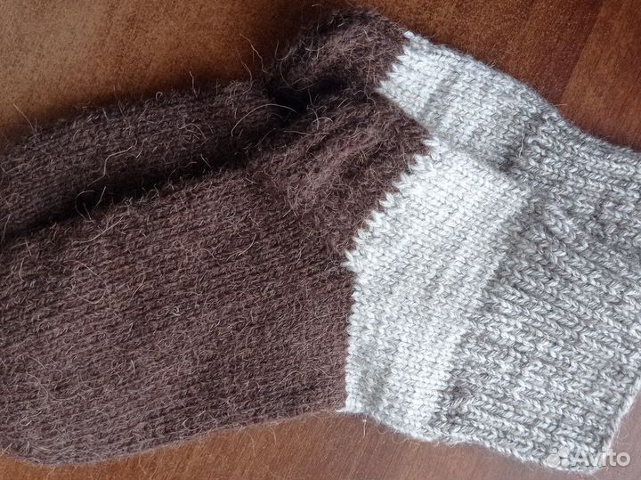 Шерстяные носки ручной работы