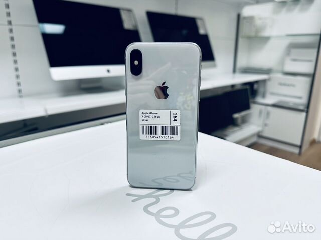 iPhone X 256gb Silver (164)