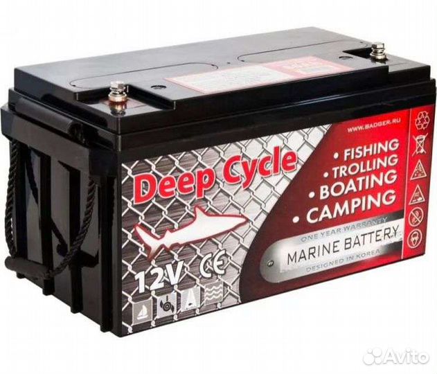 Аккумулятор тяговый Marine Deep Cycle 80 ач GEL