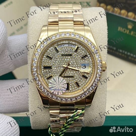 Часы роскошные унисекс Rolex Day-Date 41 мм