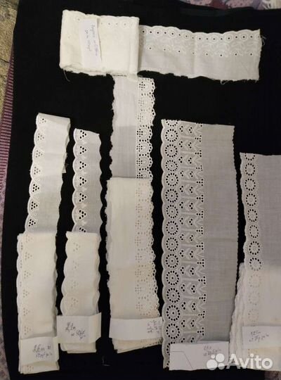 Кружево, шитье, тесьма