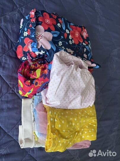 Вещи на девочку пакетом 86-92