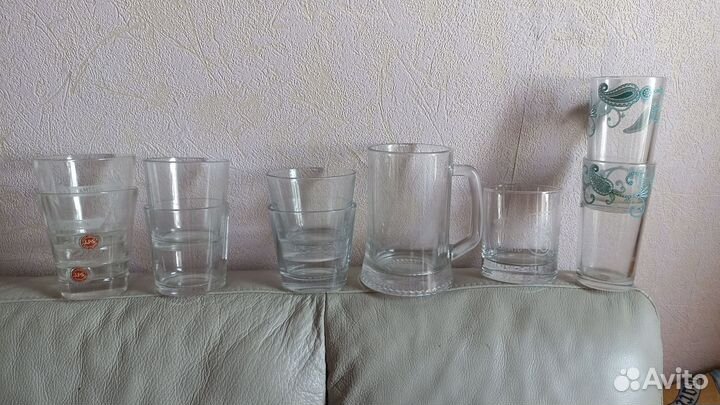 Бокал для виски, пивная кружка, бокалы