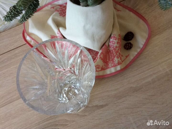 Ваза хрустальная в идеале высота ок 20 см