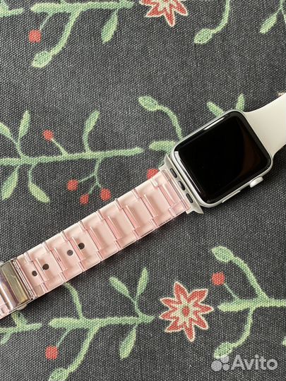 Ремешок для apple watch 42 mm розовый