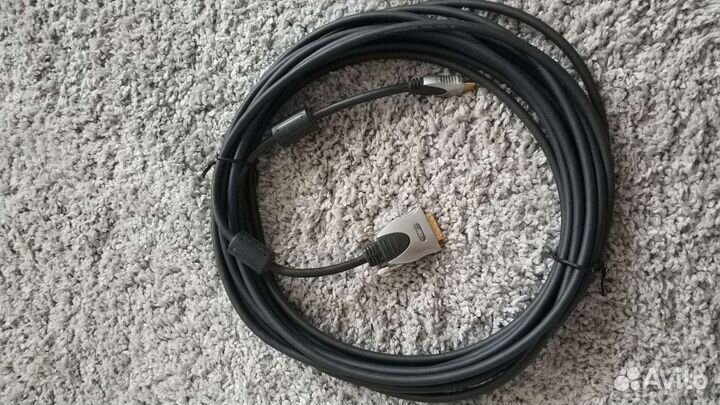 Кабель hdmi - DVI 10 метров
