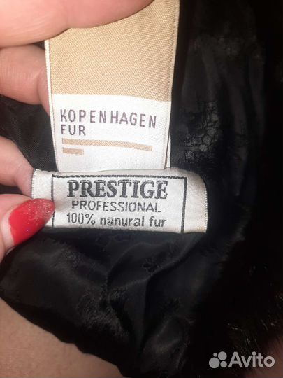 Норковый берет мягкий