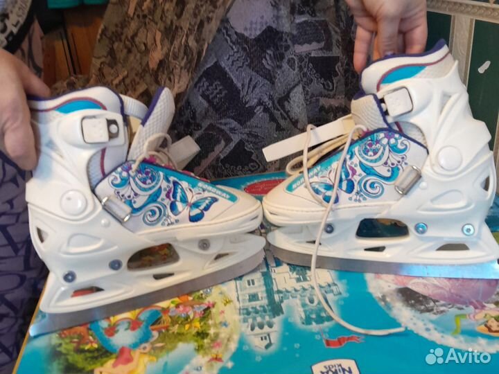 Коньки детские раздвижные 30 33