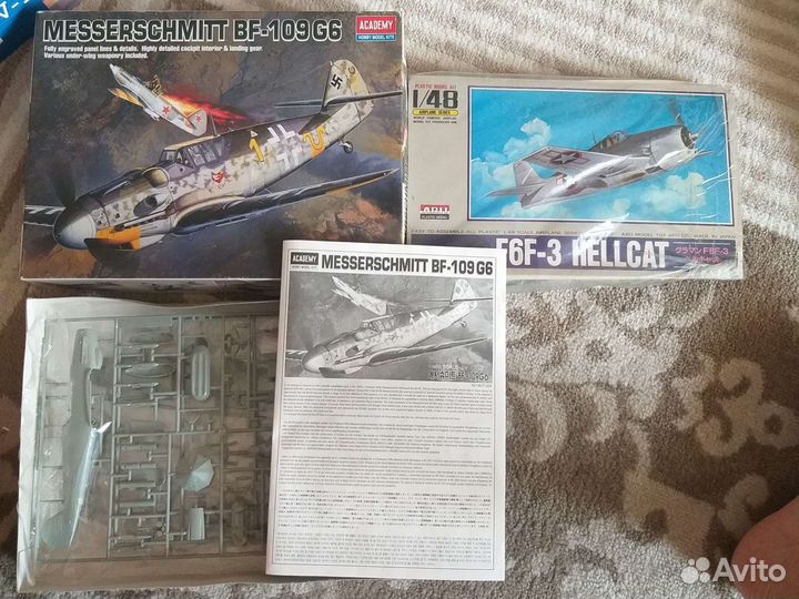 Сборные модели самолетов масштаб 1/144 и 1/48