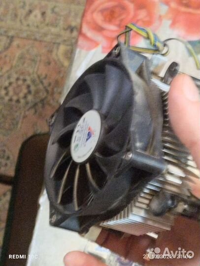 Материнская плата с процессором