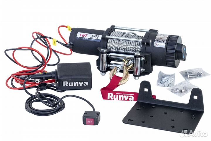 Лебёдка электрическая 12V Runva 4500 lbs