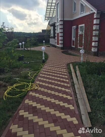Укладка тротуарной плитки
