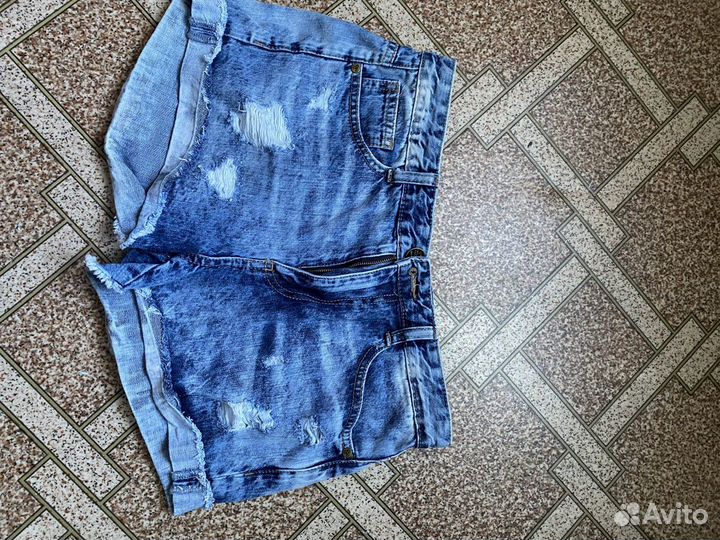 Шорты джинсовые