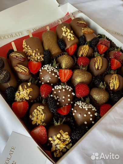 Набор клубники в шоколаде