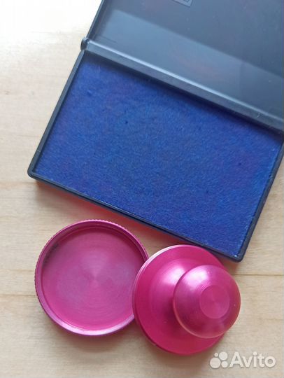 Продам б/у оснастку для печати и штемпельную подуш