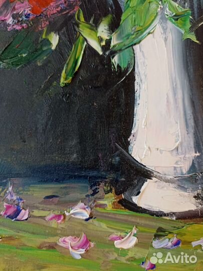 Картина маслом в раме 