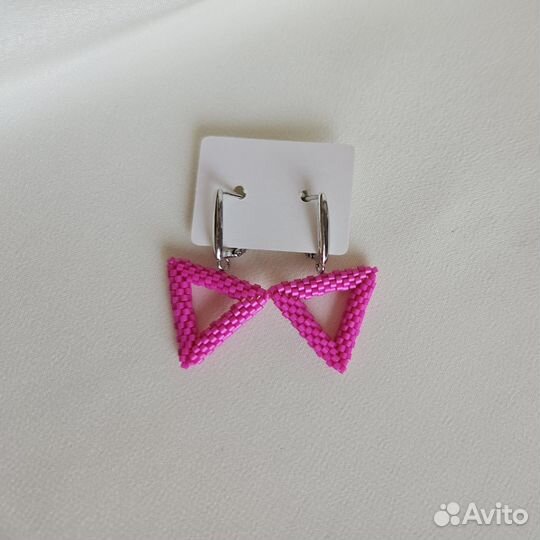 Серьги и чокер ручной работы - на заказ