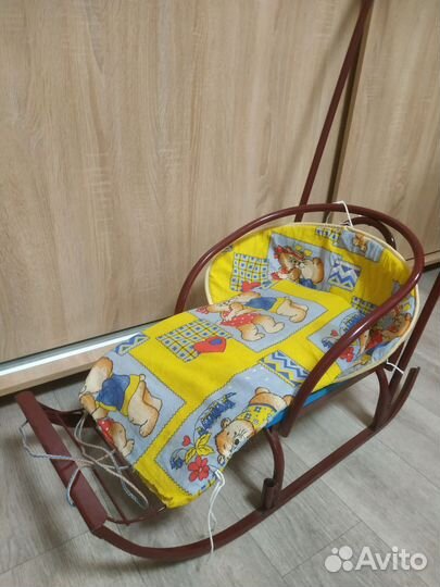 Детские зимние санки