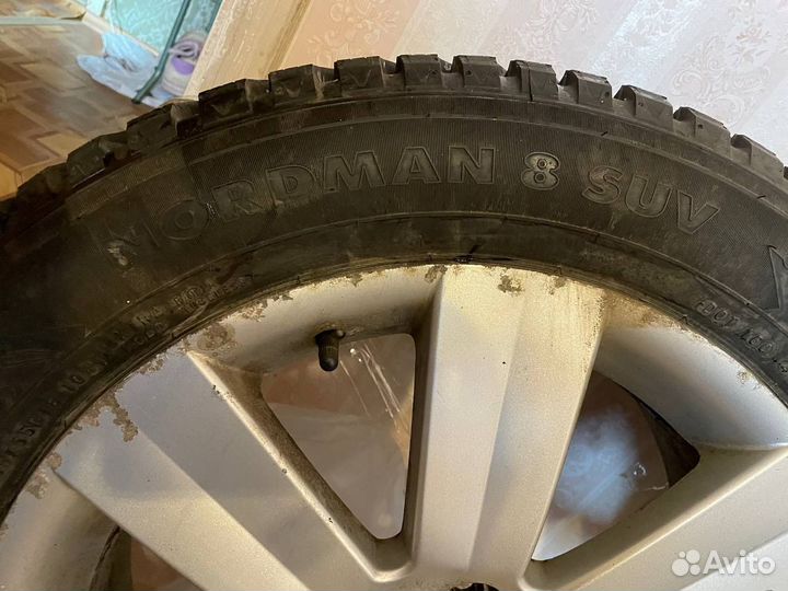 Литые диски R18 с резиной на Chevrolet Captiva