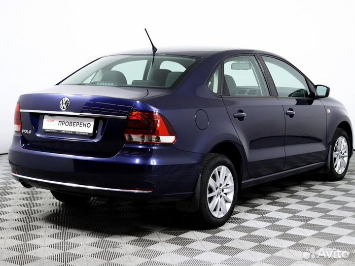 Volkswagen Polo 1.6 AT, 2016, 64 000 км
