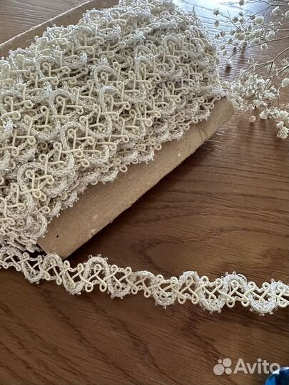 Тесьма кружево СССР винтаж