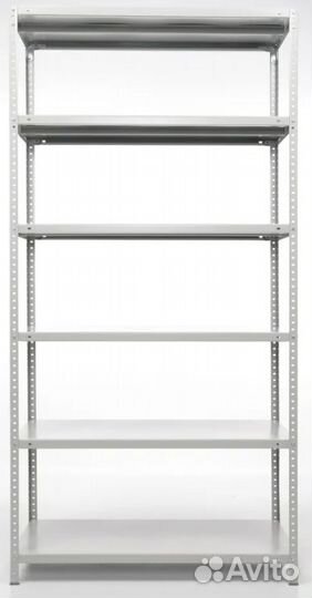 Стеллаж металлический 200х100х40 см 6 полок