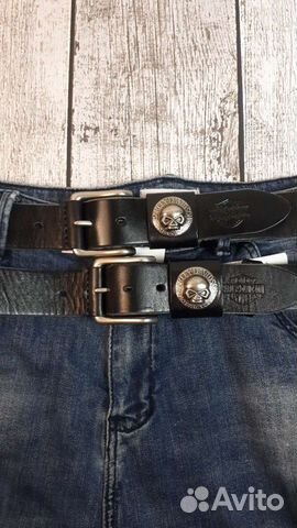Кожаный ремень harley davidson