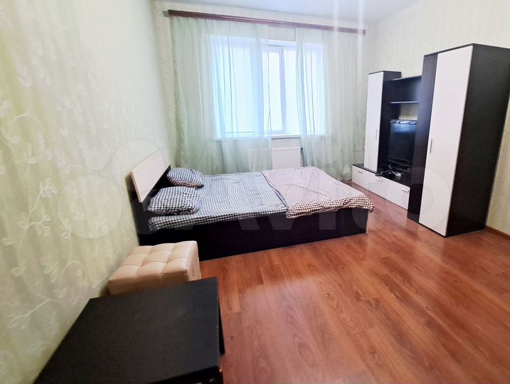 1-к. квартира, 40 м², 3 кровати
