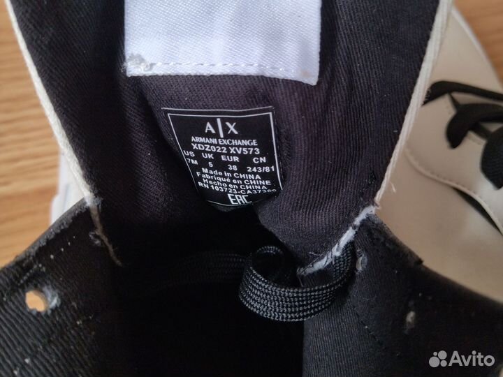 Armani exchange кеды