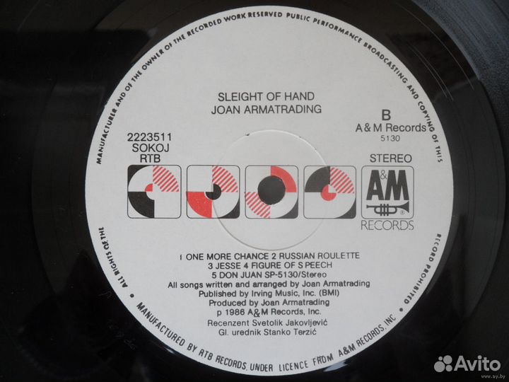 Joan Armatrading Sleight Of Hand
