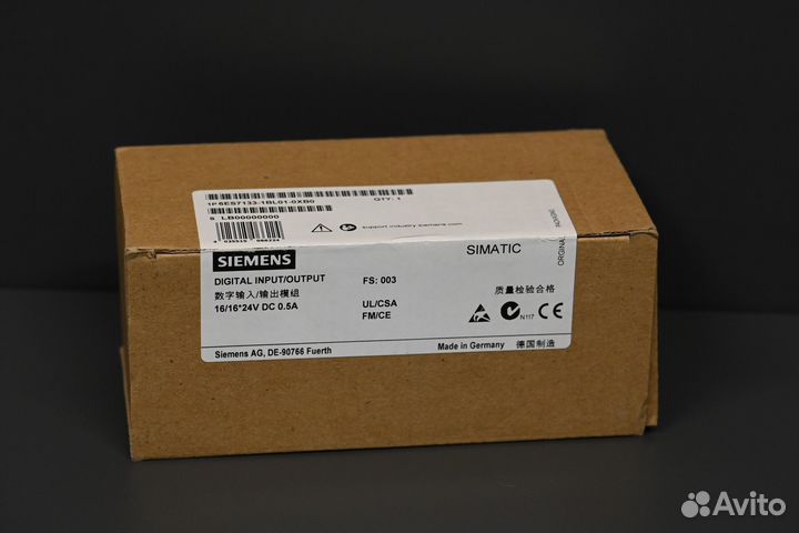 Siemens 6ES7133-1BL01-0XB0 новый, запеч. уп. 1 шт