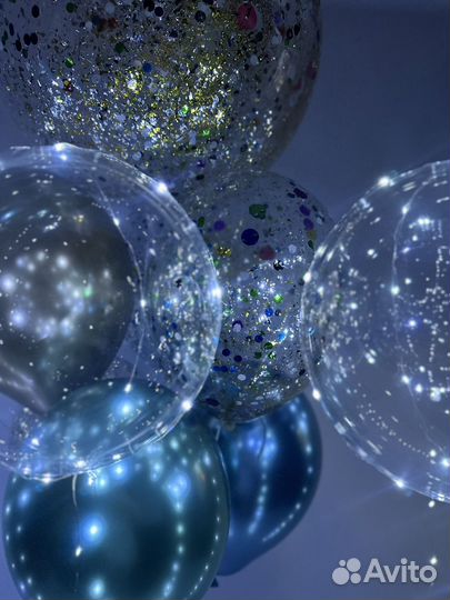 Воздушные шары светящиеся