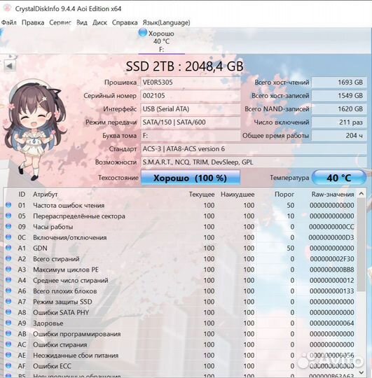 SSD M2 SATA 2tb