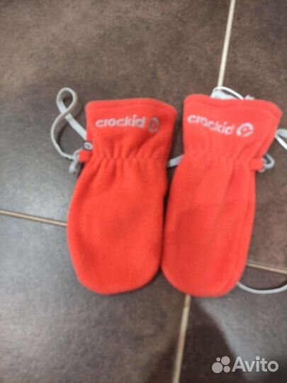 Новые флисовые варежки Крокид