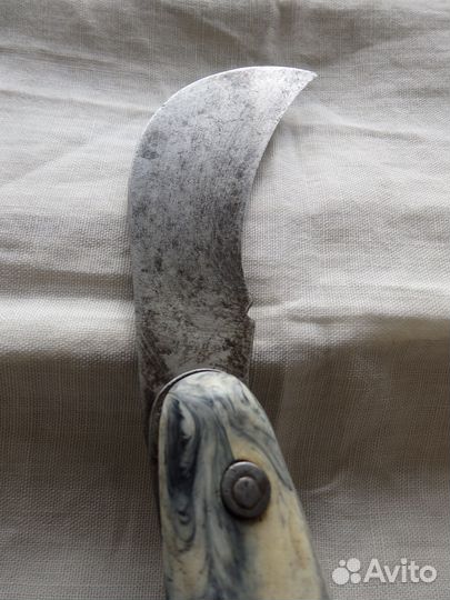 Садовый инвентарь: нож, грабли, тяпка. СССР