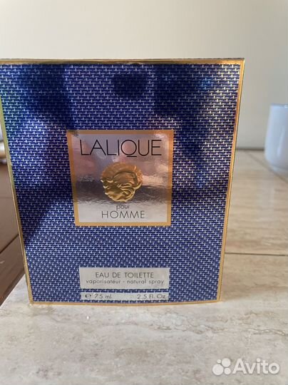 Lalique pour homme, 75 мл, edt, новое состояние