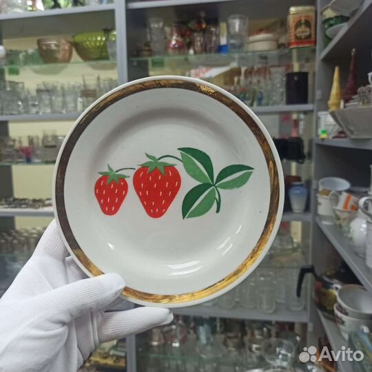 Советский Набор Посуды Фарфор Чашка Блюдца СССР