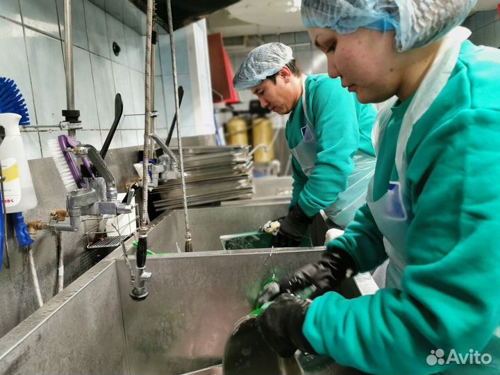 Уборщица на производство с ежедневной оплатой