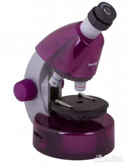 Новый Микроскоп Levenhuk LabZZ MV1 цвет Amethyst