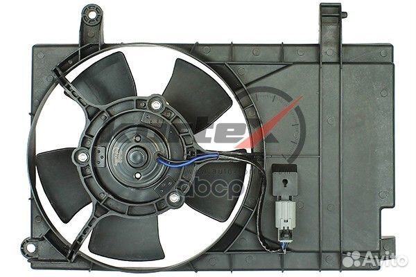 Вентилятор радиатора chevrolet aveo 02- (с кожу