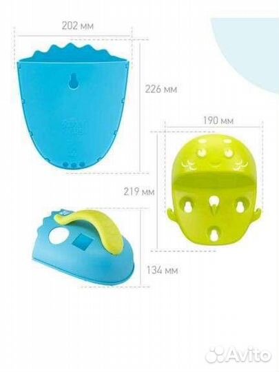 Игрушки для ванной пакетом Roxy