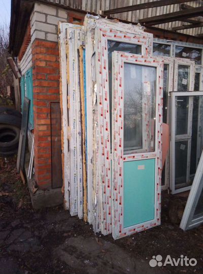 Двери окна пластиковые бу