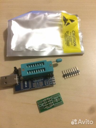 Программатор CH341A 24 eeprom 25 SPI flash