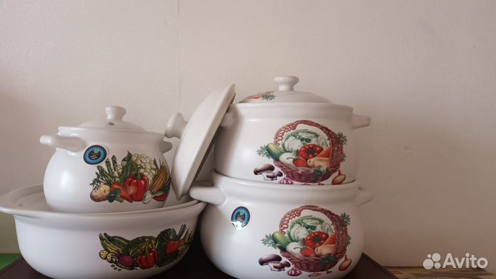 Кастрюля керамическая