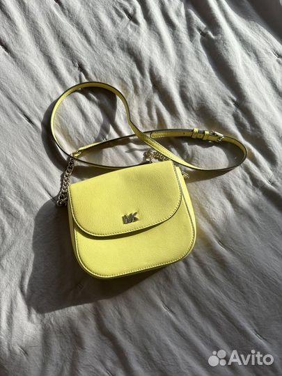 Сумка Michael Kors оригинал кросбоди желтая