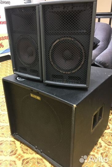 Акустическая система сателлиты нк Аudiо и сабвуфер