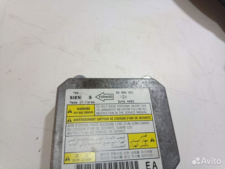 Блок управления Airbag Daewoo Chevrolet Lanos Sens