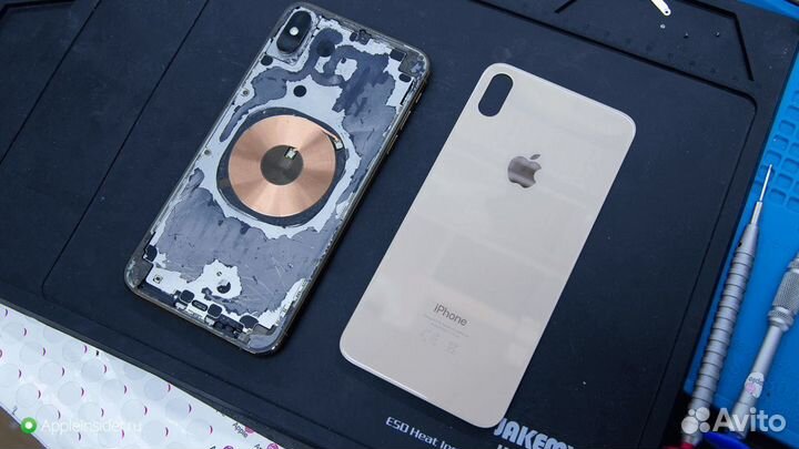 Замена задней крышки лазером apple iPhone x xs max