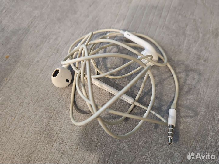 Наушники apple штекер mini jack, type-C